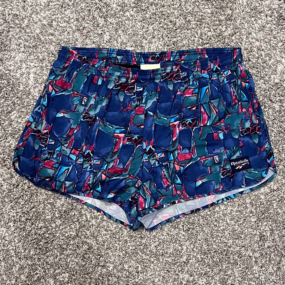 Reebok Blue Patterned Shorts